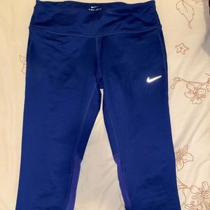 Royal blue nike capri leggings